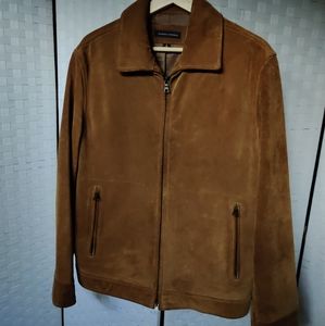 Banana Republic Dark Tan Suede Jacket Size S